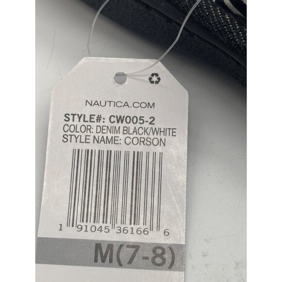 Nautica Women's  Stripe Canvas Slide Slippers Size M (7-8) - Picture 8 of 9